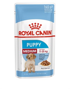 Кусочки в соусе для щенков средних пород 140 г Royal canin