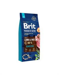 Корм корм для собак с чувствительным пищеварением с ягненком 3 кг Brit*