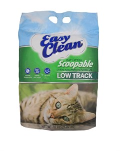 Комкующийся наполнитель для длинношерстных кошек 18 кг Easy clean (канада)