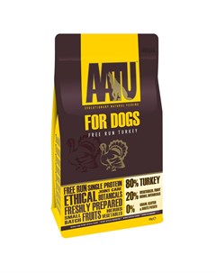 Корм корм для взрослых собак с индейкой 5 кг Aatu