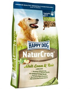 Корм для чувствительных собак с ягненком и рисом 15 кг Happy dog