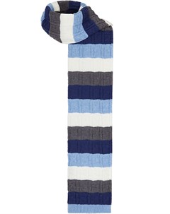 Полосатый шарф с логотипом FF Fendi