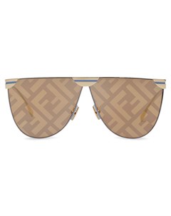 Солнцезащитные очки авиаторы с логотипом FF Fendi