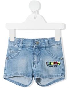 Джинсовые шорты Tweety с вышитым логотипом Iceberg kids