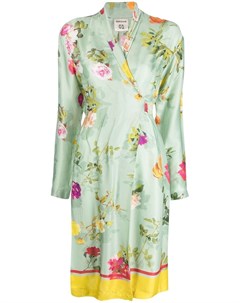 Платье рубашка с цветочным принтом Semicouture