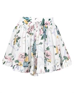 Широкие шорты с цветочным принтом Alessandra rich