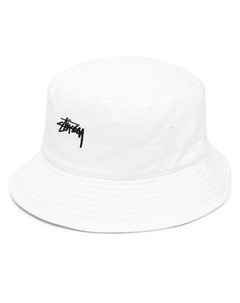 Панама с вышитым логотипом Stussy