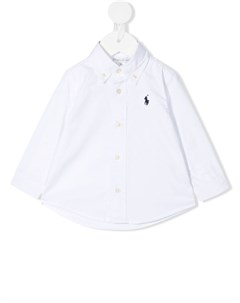 Рубашка с вышитым логотипом Ralph lauren kids