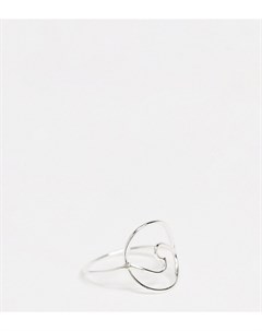 Кольцо из стерлингового серебра с абстрактным дизайном Kingsley ryan curve