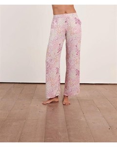 Атласные брюки с цветочным принтом NOLIA Etam