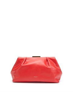 Красный кожаный клатч The Maxi Florence Demellier