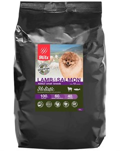 Holistic Grain Free Adult Small Breeds Lamb Salmon беззерновой для взрослых собак маленьких пород с  Blitz
