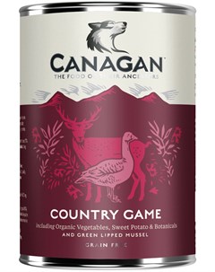 Grain Free Country Game для взрослых собак с дичью 400 гр Canagan