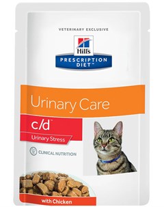 Hill s Prescription Diet C d Urinary Stress Chicken для взрослых кошек стресс при цистите с курицей  Hill`s