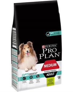 Сухой корм для собак Medium Adult Sensetive Digestion 1 5 кг Purina pro plan