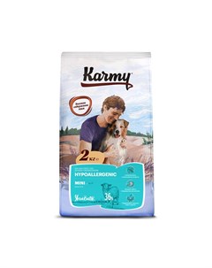 Сухой корм для собак с ягненком для маленьких пород 2 кг Karmy