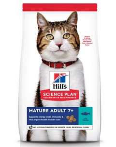 Сухой корм для кошек Science Plan Active Longevity Mature Adult 7 Tuna 1 5 кг Hill`s