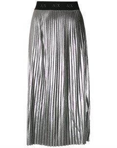 Плиссированная юбка с эффектом металлик Armani exchange