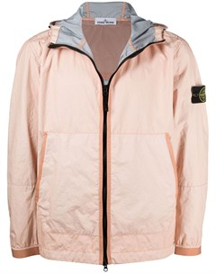 Куртка с капюшоном и нашивкой логотипом Stone island