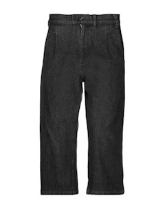 Джинсовые брюки капри Yohji yamamoto noir