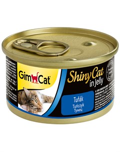 Shinycat для взрослых кошек с тунцом в желе 70 гр Gimcat