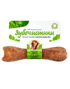 Лакомство для собак средних пород Косточка со вкусом морских водорослей 0 095 кг Зубочистики