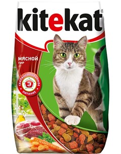 Сухой корм для кошек Мясной пир 15 кг Kitekat