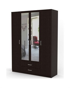 Шкаф комбинированный Квартет 120х60 венге Шарм-дизайн