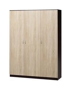 Шкаф комбинированный Лайт 150х60 венге дуб сонома Шарм-дизайн
