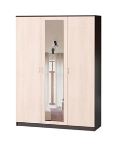 Шкаф комбинированный Лайт 150х60 вяз с зеркалом Шарм-дизайн