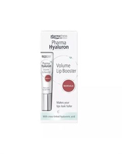 Бальзам для объема губ марсала Lip Booster 7 мл Pharma Hyaluron Medipharma cosmetics