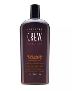 Power Cleanser Style Remover Ежедневный очищающий шампунь 1000 мл Hair Body American crew