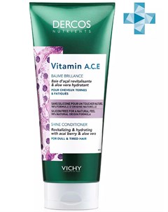 Кондиционер для блеска волос Vitamin 200 мл Dercos Nutrients Vichy