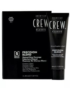 Precision Blend Краска для седых волос темный оттенок 2 3 3х40 мл Камуфляж седины American crew