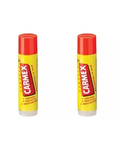 Набор Бальзам для губ классический 4 25 гр 2 штуки Lip Balm Carmex