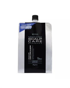 Шампунь для лечения кожи головы Medicated Sculp Care Shampoo Beaua сменный блок 1000 мл Шампуни для  Kumano cosmetics