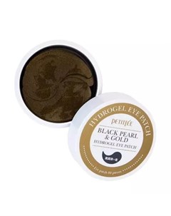 Патчи для глаз с черным жемчугом и золотом Black Pearl Gold Eye Patch 60 шт х 1 4 г Eye Patch Petitfee