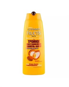 Шампунь масло для волос Тройное восстановление 400 мл Fructis Garnier