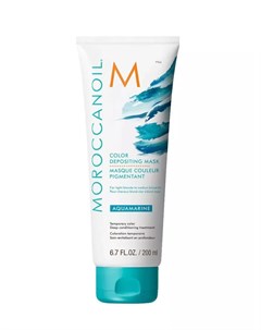Тонирующая маска для волос тон Aquamarine 200 мл Color Depositing Mask Moroccanoil