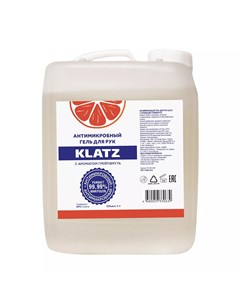 Антимикробный гель для рук с ароматом грейпфрута 5 л Antimicrobial Klatz