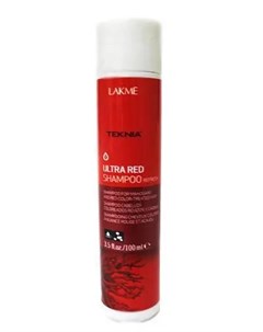 Ultra red Шампунь для поддержания оттенка окрашенных волос Красный 100 мл Teknia Lakme