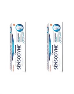 Набор Зубная паста Восстановление и защита для чувствительных зубов 75 мл 2 штуки Зубные пасты Sensodyne