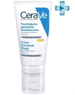 Увлажняющий лосьон для лица с церамидами для нормальной и сухой кожи SPF 25 52 мл Увлажнение кожи Cerave