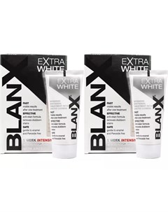 Набор Extra White Зубная паста Про Интенсивно отбеливающая 2 штуки Зубные пасты Blanx
