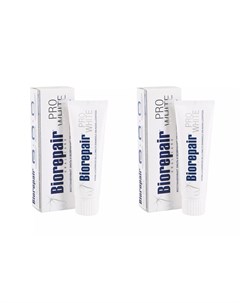 Набор Биорепеир Зубная паста отбеливающая 75 мл 2 штуки Отбеливание и лечение Biorepair