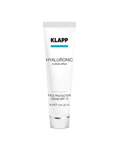 Солнцезащитный крем для лица SPF15 Face Protection Cream 30 мл Hyaluronic Klapp