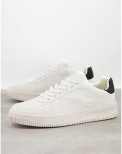 Белые кроссовки New look
