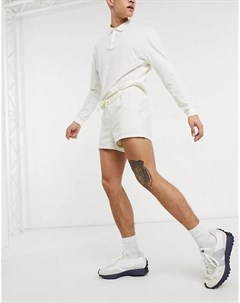 Серовато белые шорты чиносы зауженного кроя Asos design