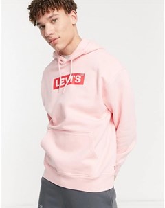 Худи свободного кроя пудрово розового цвета с логотипом Youth Levi's®