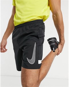 Черно серые шорты с логотипом галочкой Academy Dry Nike football